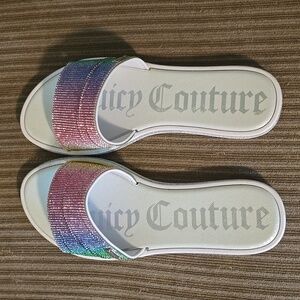 Juicy couture sandals rainbow